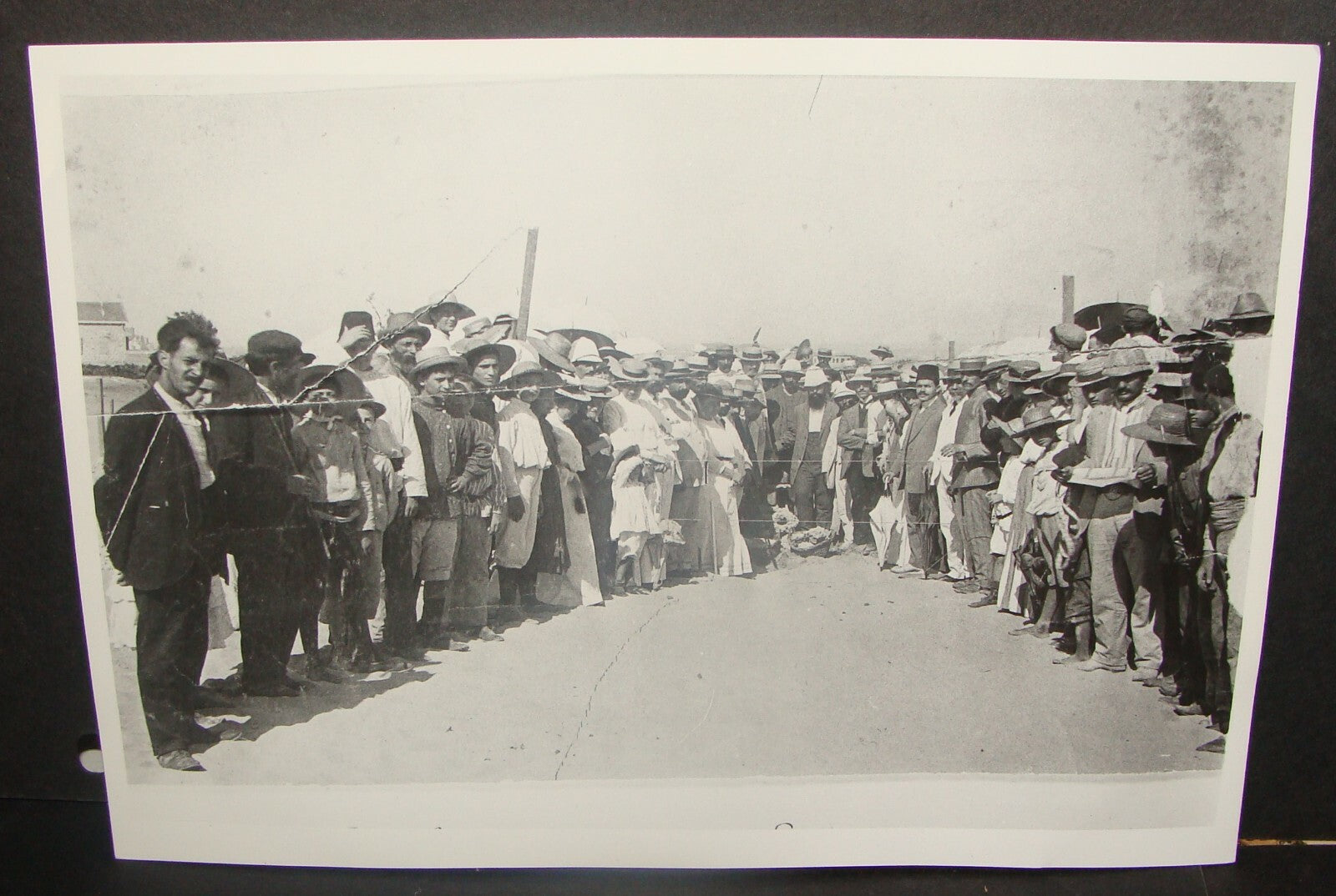 Photo Print Jewish HQ Zionist Archives 1909 Hebrew 1st School Herzliya Gymnasium