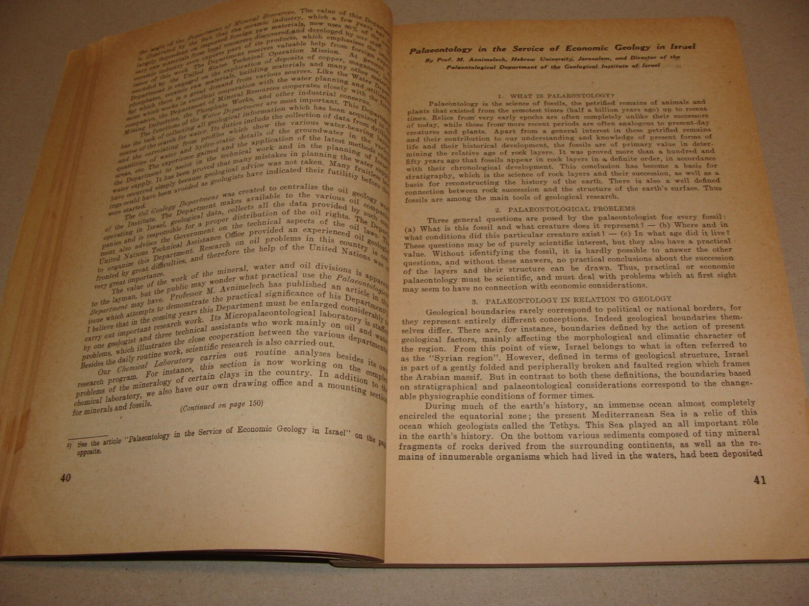 Bulletin Israel 1954 ECONOMIC FORUM Industry Mineral Water Gas Oil Map