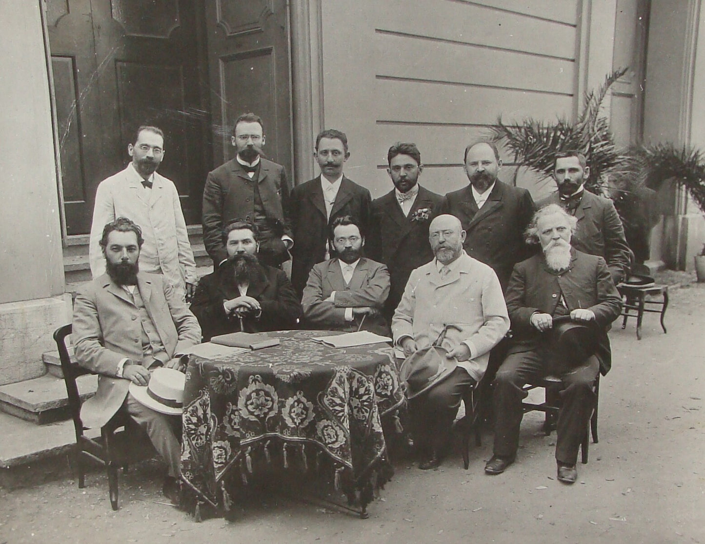 Photo Print 1905 Switzerland Basel Zionist Congress Jewish Judaica Russia Member