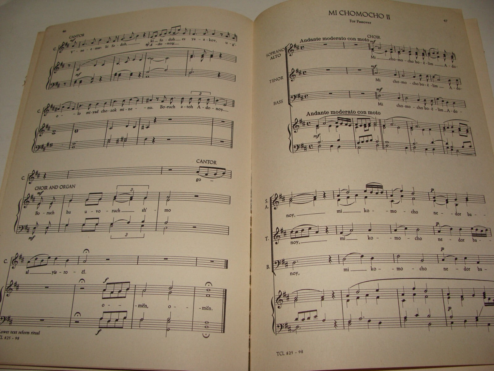 $ Book Jewish American Judaica 1958 Evening Service Sabbath Festivals Songs Tabs