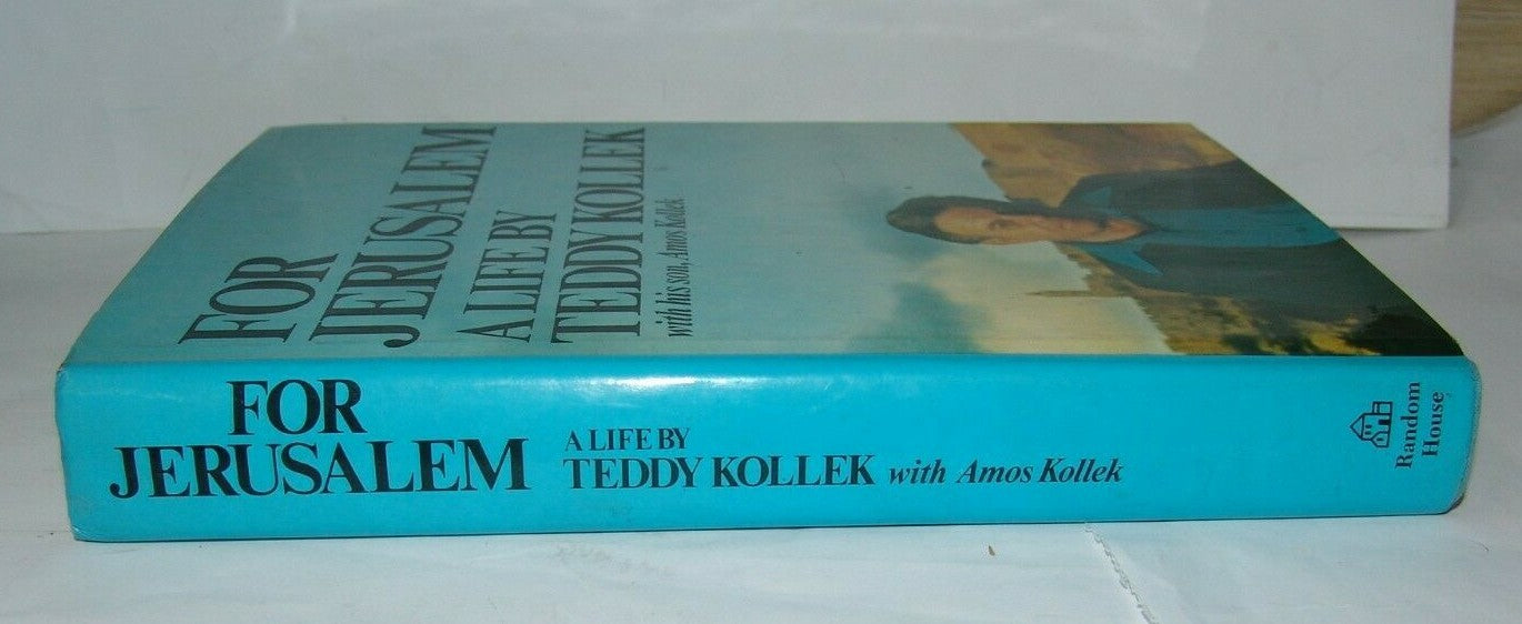 Book Jewish For Jerusalem a Life by TEDDY KOLLEK signed dedication israel