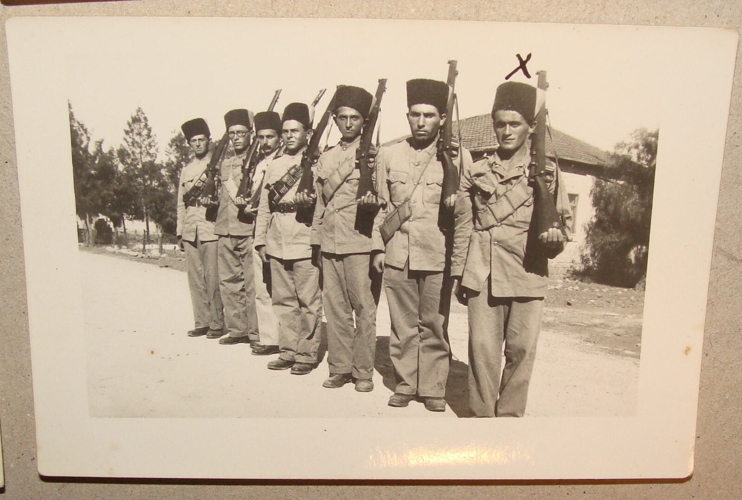 Photo Palestine RARE 1930s-40s Jewish Judaica Israel Hebrew Police NOTRIM x5