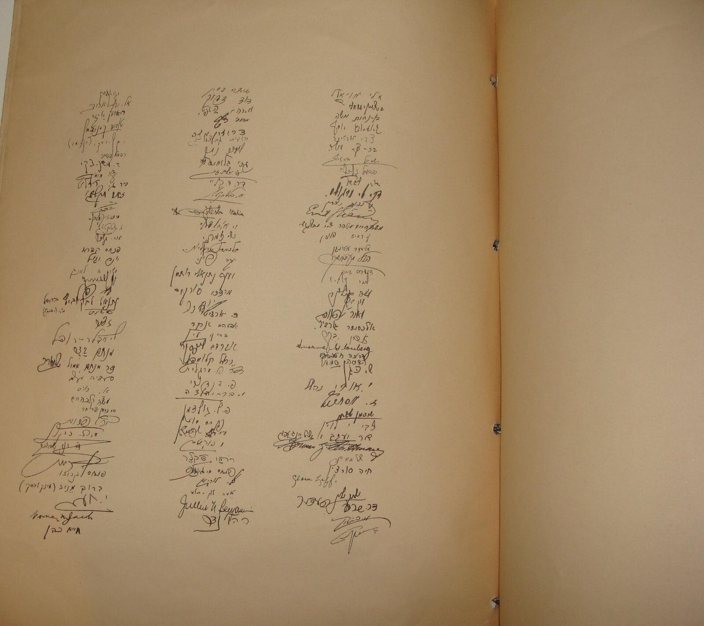 1951 Jewish Judaica Israel Hebrew 23rd Zionist Congress ALLEGIANCE DECLARATION