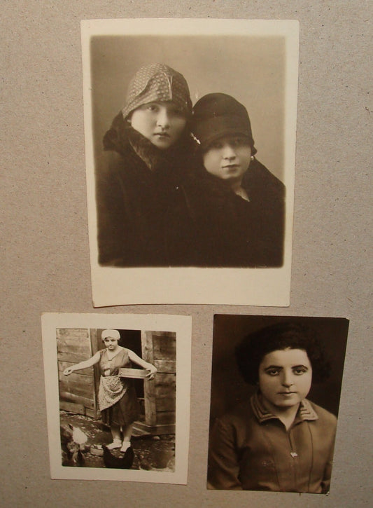 Photo Jewish Card Judaica 1928 Poland Warsaw Bialystok Russia Komorowo Postcard