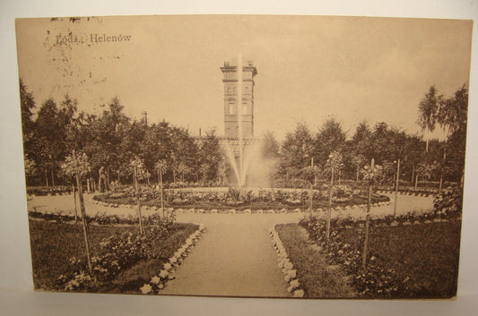 1919 Poland Lodz Helenow Photo Postccard