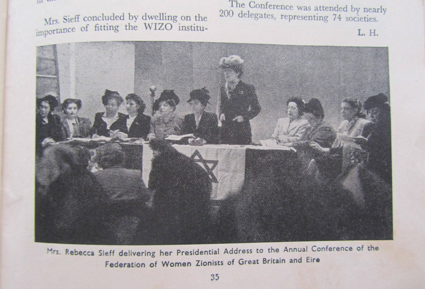 Booklet Palestine Judaica WIZO Zionist Women Org. Review 1948 Jewish State ויצ"ו