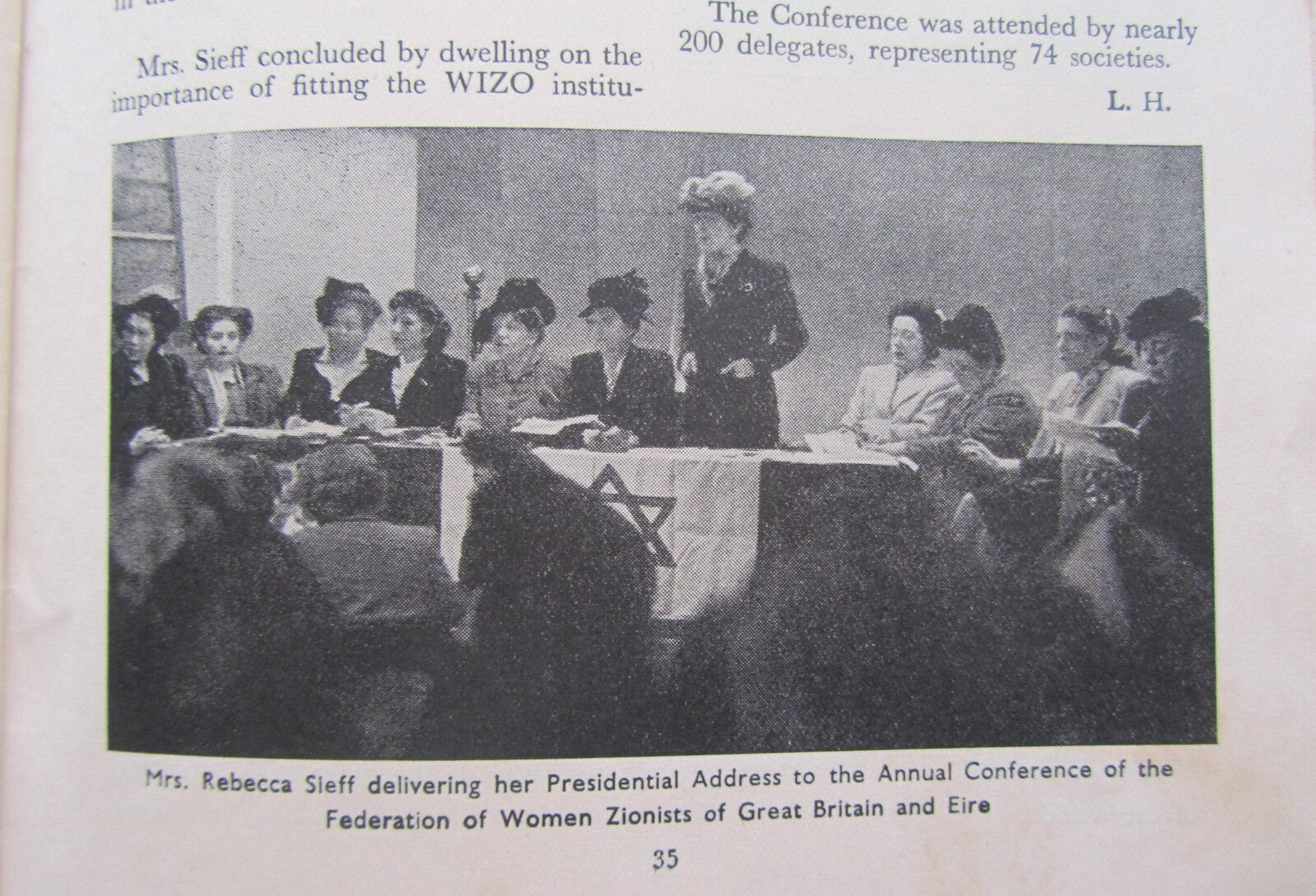 Booklet Palestine Judaica WIZO Zionist Women Org. Review 1948 Jewish State ויצ"ו