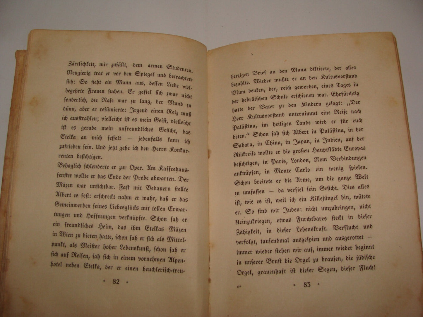 Germany Book Jewish Judaica 1922 German Die Judische Orgel Ludwig Winder Novel