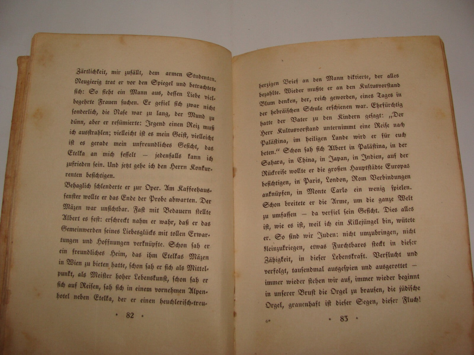 Germany Book Jewish Judaica 1922 German Die Judische Orgel Ludwig Winder Novel