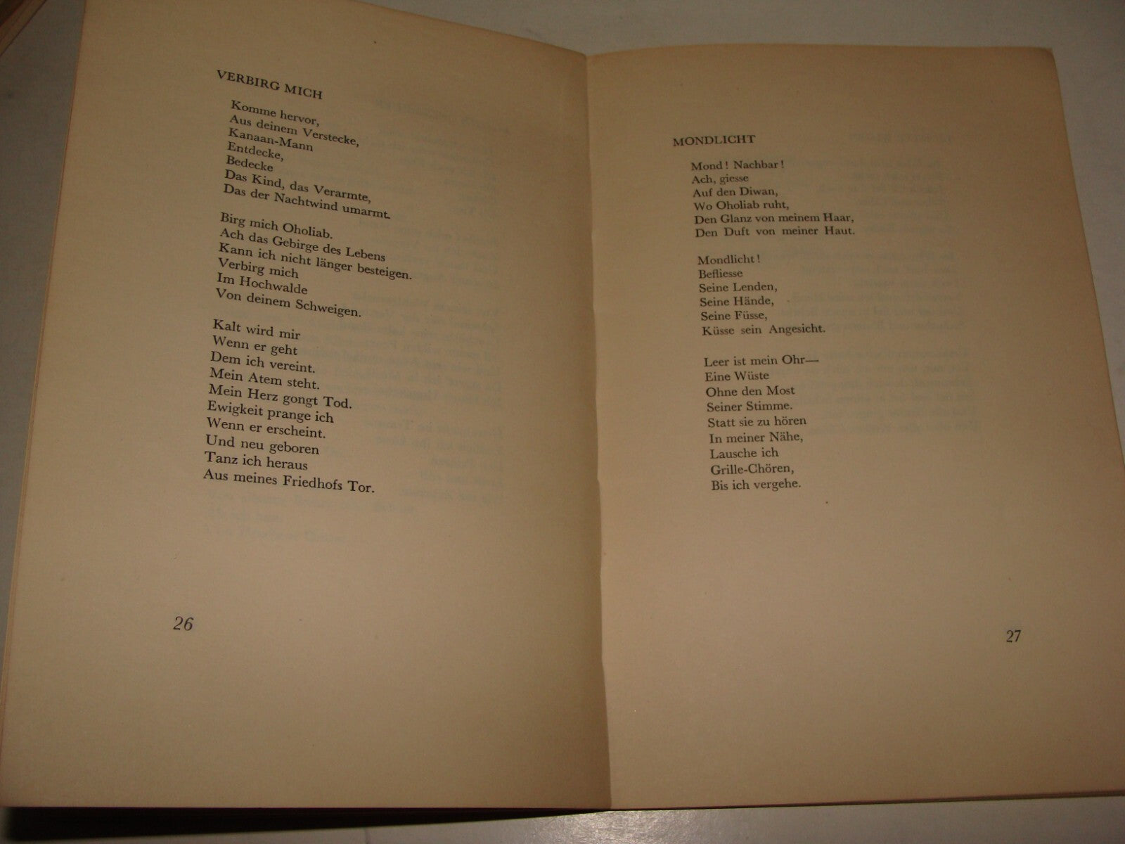 Jewish 1956 Israel Israeli German Songs Poems Poetry Author Signed LIEDER TALITA