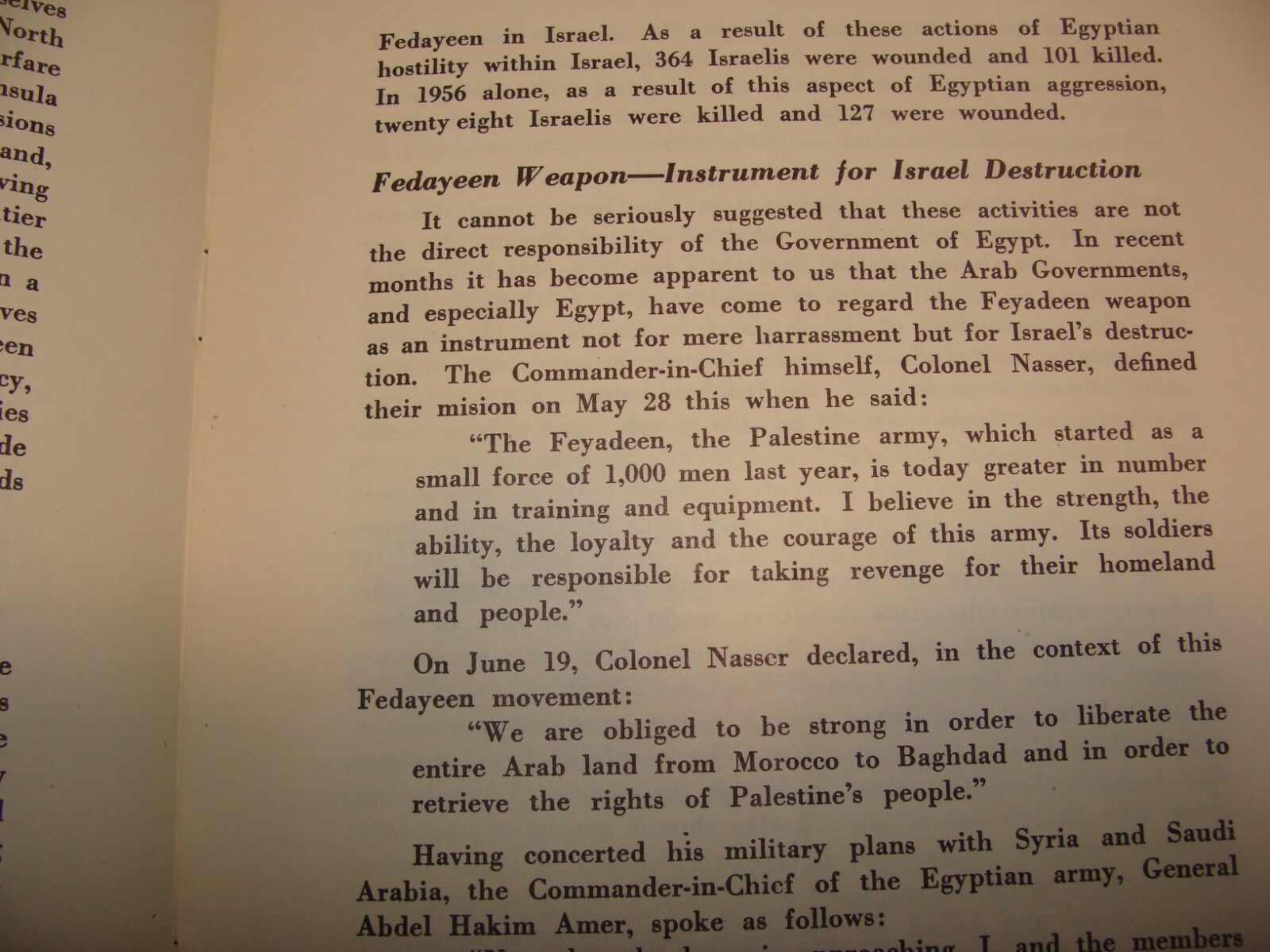 Israel Army Ad 1956 Israeli Ambassador ABBA EBAN Address Egypt Sinai War