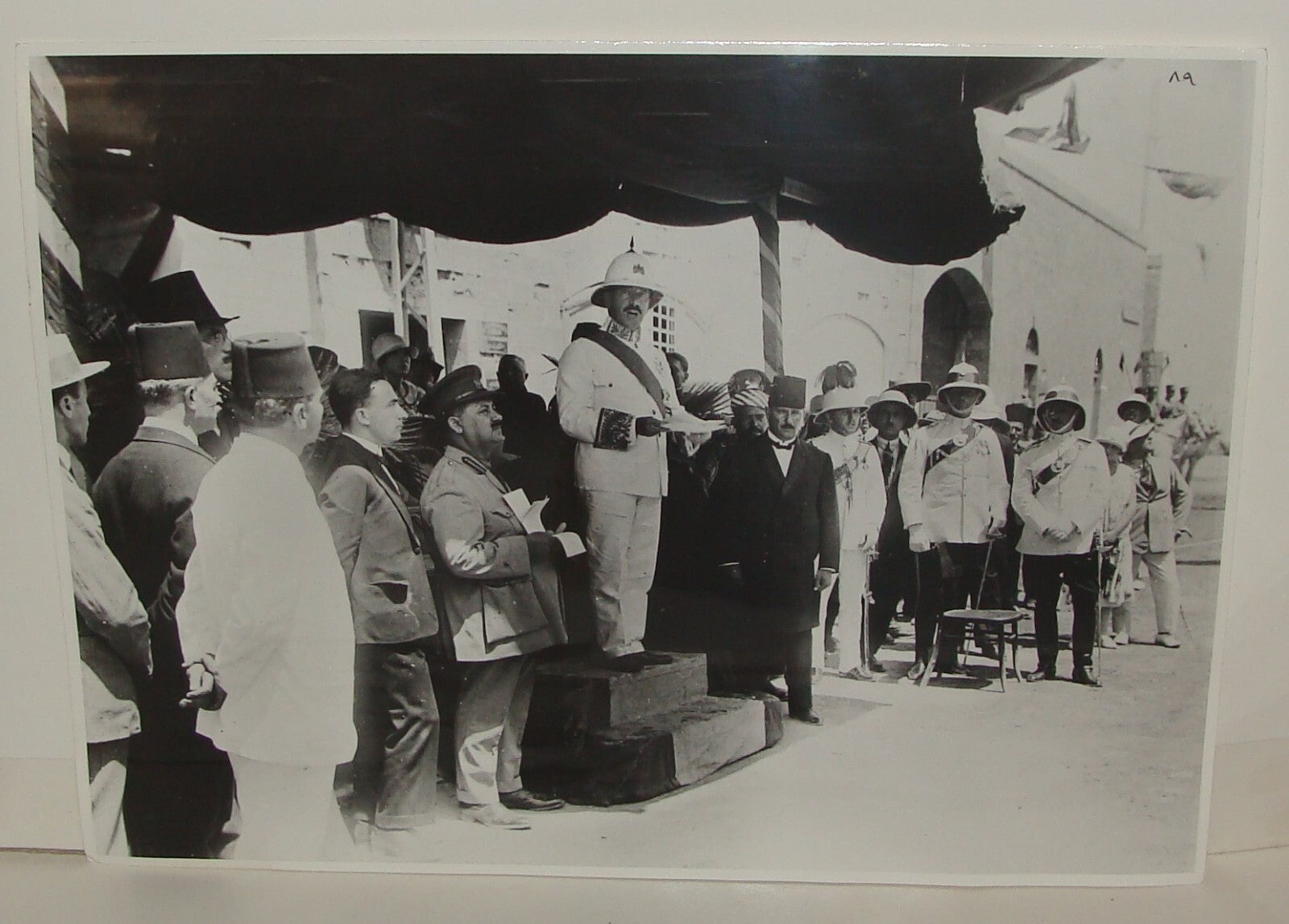 Photo Print, 1925 Palestine High Commissioner Herbert Samuel Jaffa Farewell