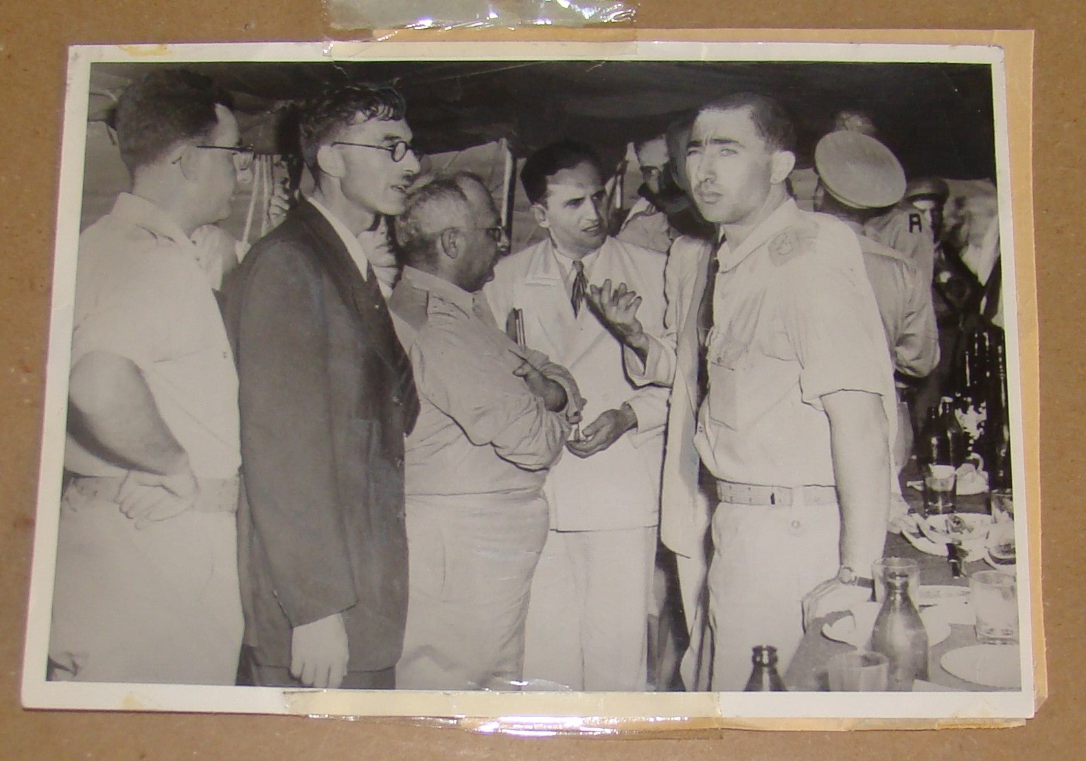 Photo Israel 1949 Independence War Syria Armistice Agreements IDF Chief Maklef