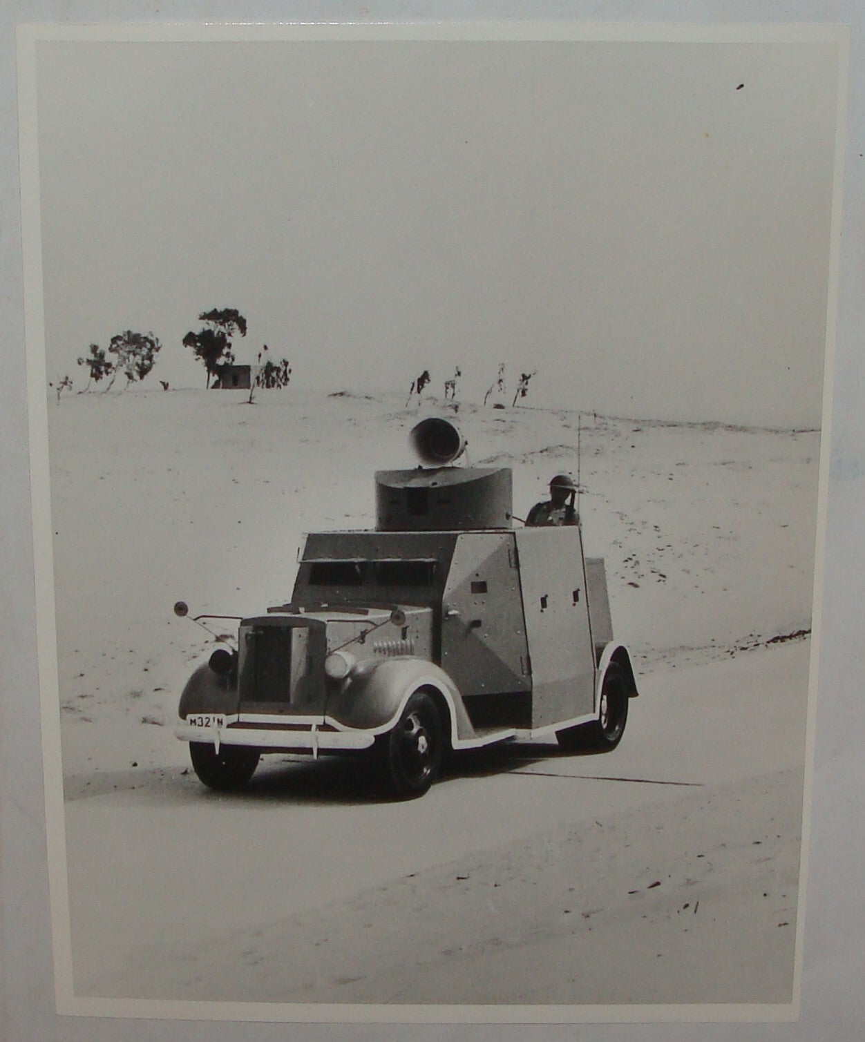 Photo Print, 1936-9 Palestine Israel British Police Armored Car Patrol