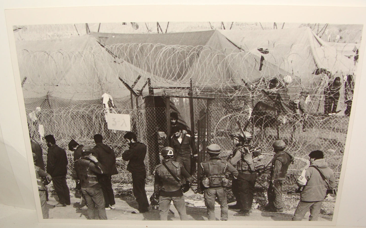 Israel Army Press Photo Israeli Military Leaving Lebanon Prisoners 1985 Jewish