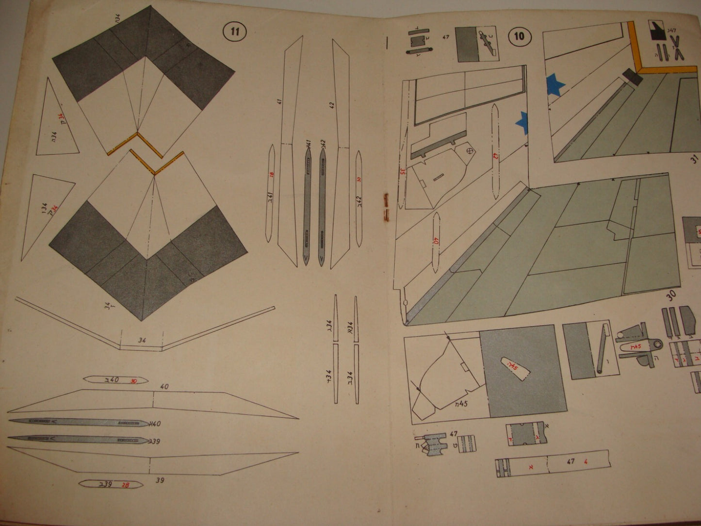 Israel Army Paper Jewish Israeli Military Air Force PHANTOM Fighter Jet Model