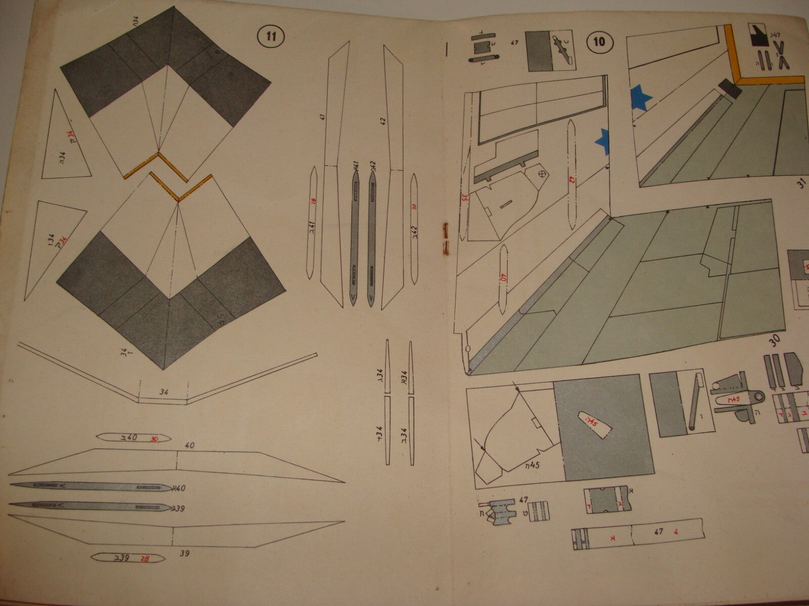 Israel Army Paper Jewish Israeli Military Air Force PHANTOM Fighter Jet Model