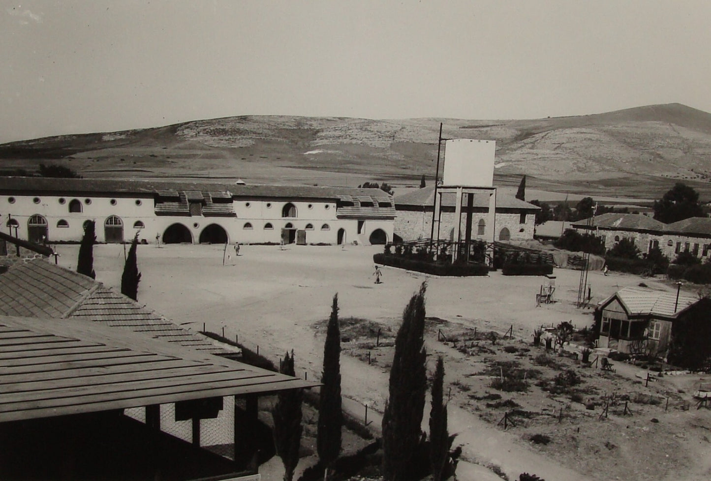 Photo Print 1939 Palestine Israel Jewish Judaica KIBBUTZ MERHAVIA Hebrew