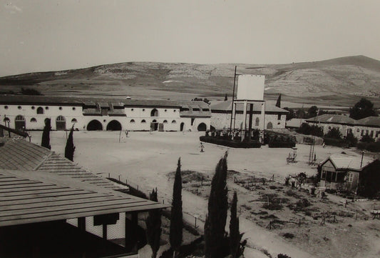 Photo Print 1939 Palestine Israel Jewish Judaica KIBBUTZ MERHAVIA Hebrew