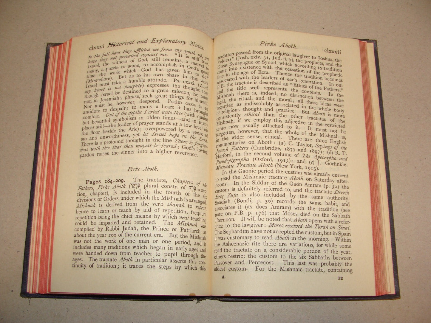 Book Jewish Judaica 1922 London Prayer United Hebrew Congregation Rabbi