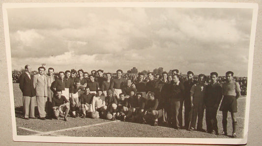 Photo Jewish RARE Judaica 1947-9 Cyprus Internment Camp Sport Football Hebrew