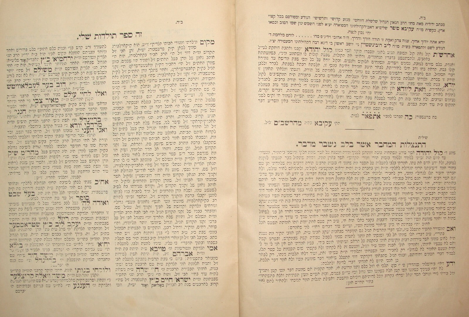 Book Jewish Judaica Rabbi Kol Yehuda Pressburg 1922 Bratislava Slovakia