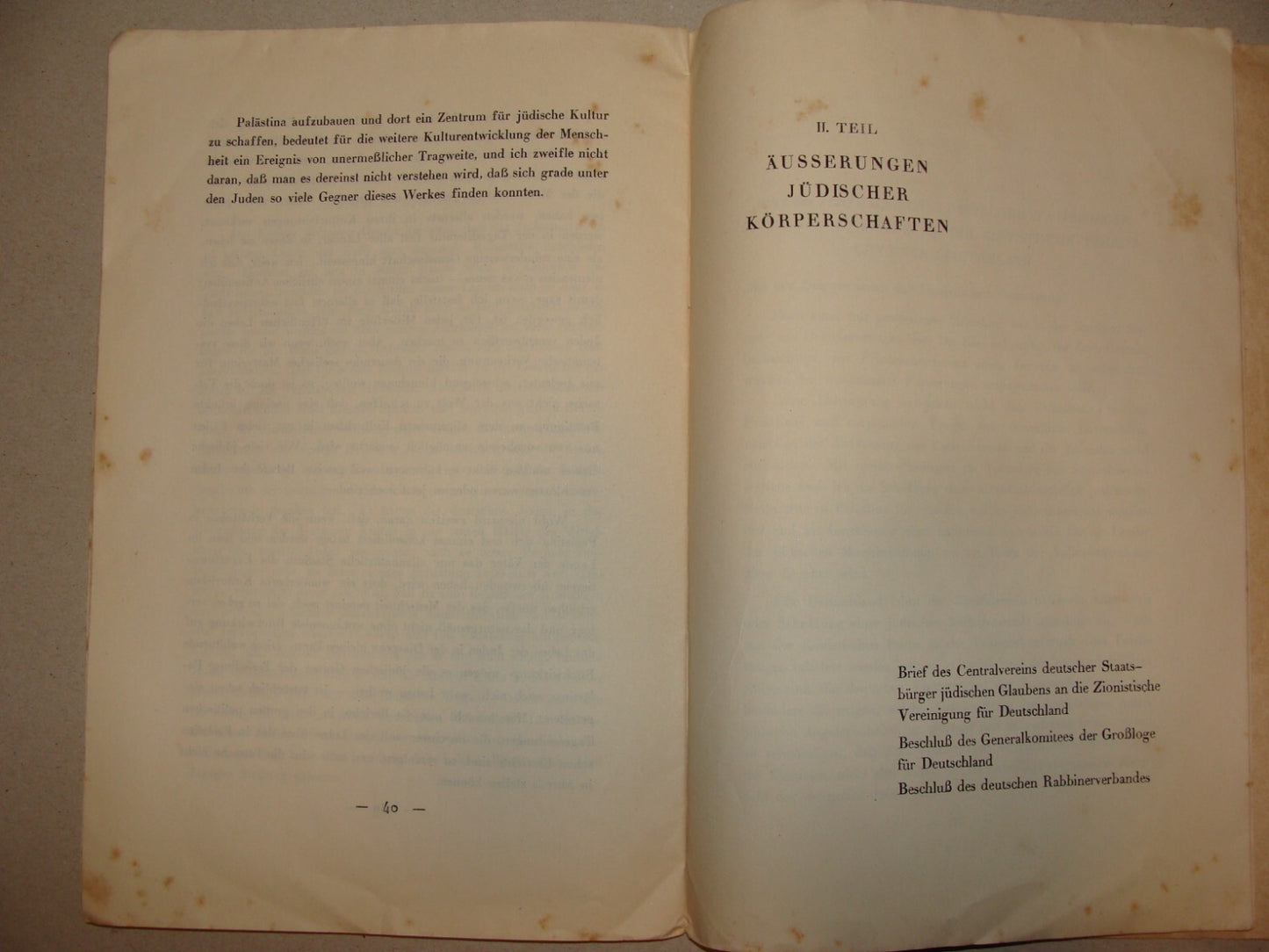 $ Germany Book Jewish 1922 German   Palestine Israel Zionist Keren Hayesod