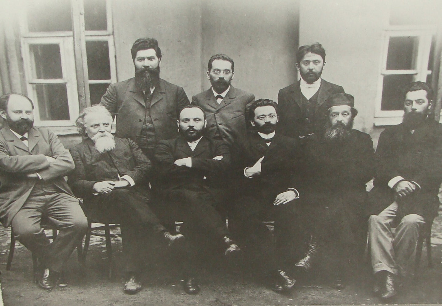 Photo Print, Jewish Judaica Minsk Zionist 1902 Ussishkin Rabbi Rabinovitz