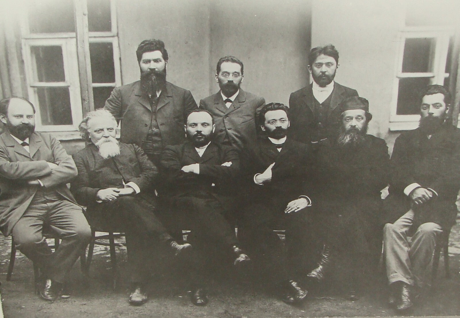 Photo Print, Jewish Judaica Minsk Zionist 1902 Ussishkin Rabbi Rabinovitz