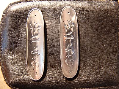 jewish judaica vintage lot of 2 silver mezuzah s
