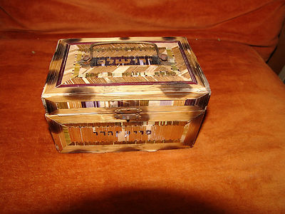 jewish judaica jerusalem palestine wood ethrog etrog box